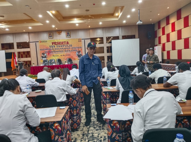 BAWASLU PAPUA SELATAN MELAKUKAN SUPERVISI REKRUTMEN PENGAWAS DISTRIK UNTUK PILKADA 2024