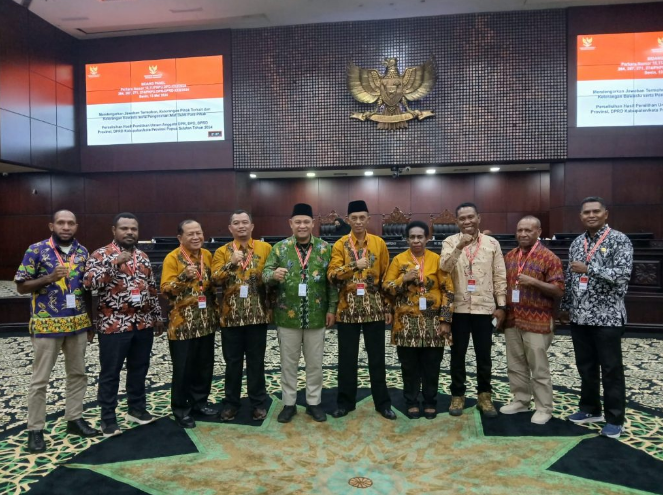 Bawaslu Papua Selatan Menyampaikan Keterangan Sengketa Hasil Pemilu Legislatif 2024 di MK
