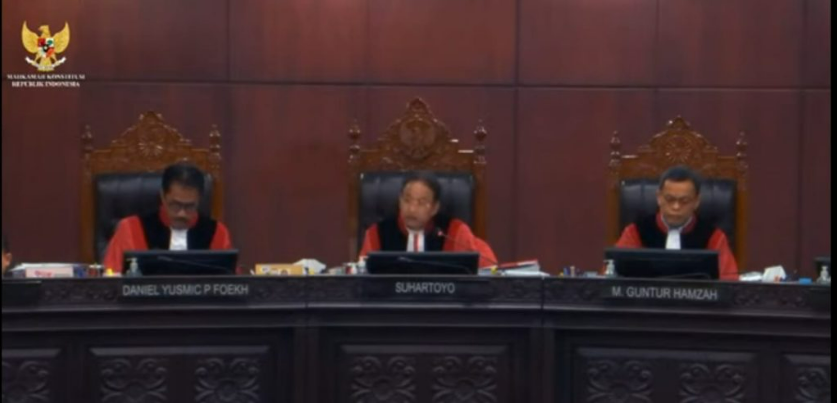 Makamah Konstitusi (MK) Putuskan Perselisihan Hasil Pemilihan Umum (PHPU) Legislatif Tahun 2024 Provinsi Papua Selatan