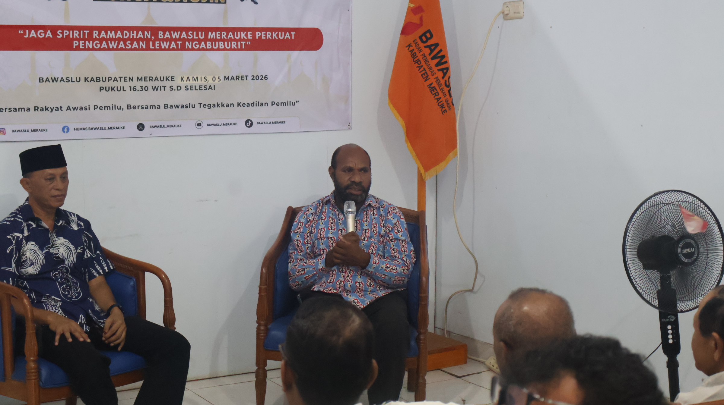 Ketua Bawaslu Kabupaten Merauke, Agustinus Mahuze
