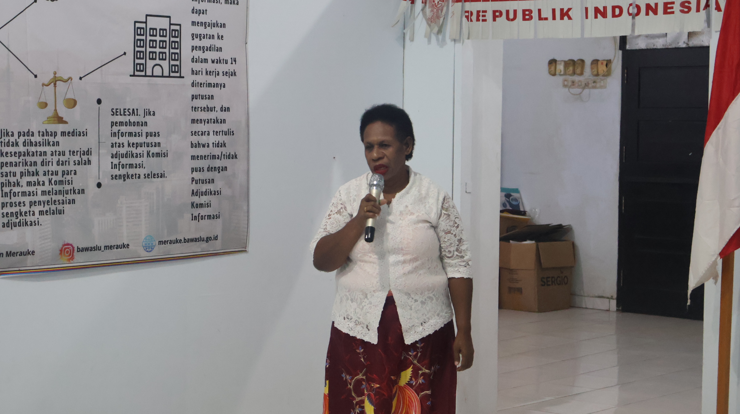 Koordinator Divisi Penanganan Pelanggaran, Data dan Informasi Bawaslu Papua Selatan, Yustina Weyrop
