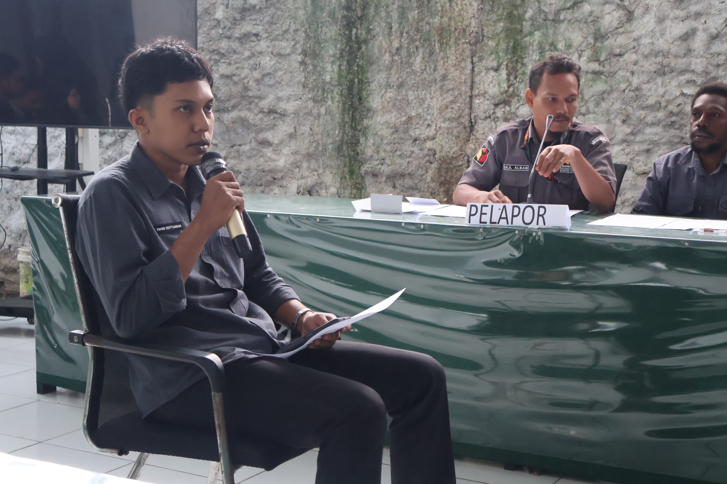 Simulasi Sidang Pemeriksaan Dugaan Pelanggaran Pemilu Bawaslu Papua Selatan