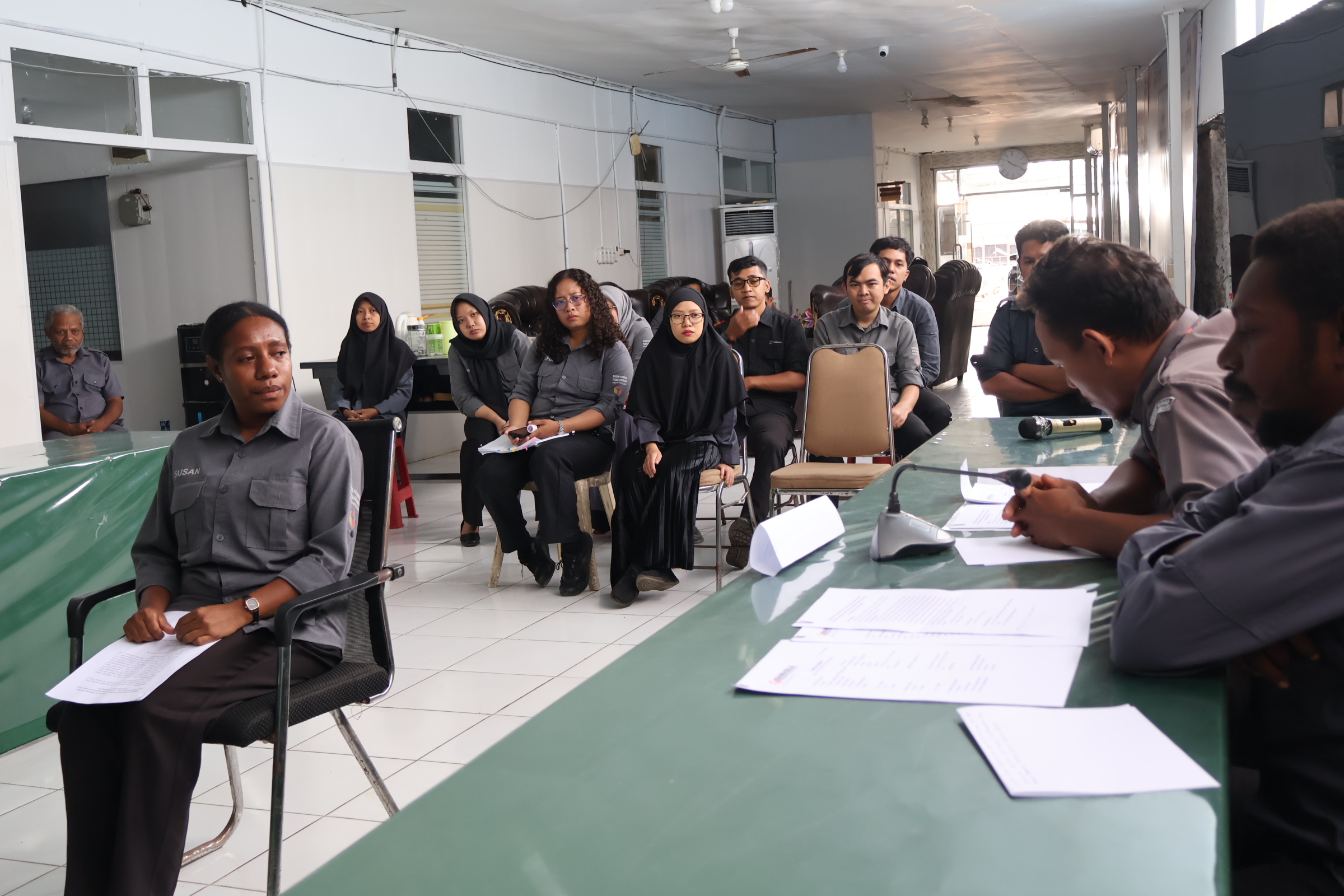 Simulasi Sidang Pemeriksaan Dugaan Pelanggaran Pemilu Bawaslu Papua Selatan