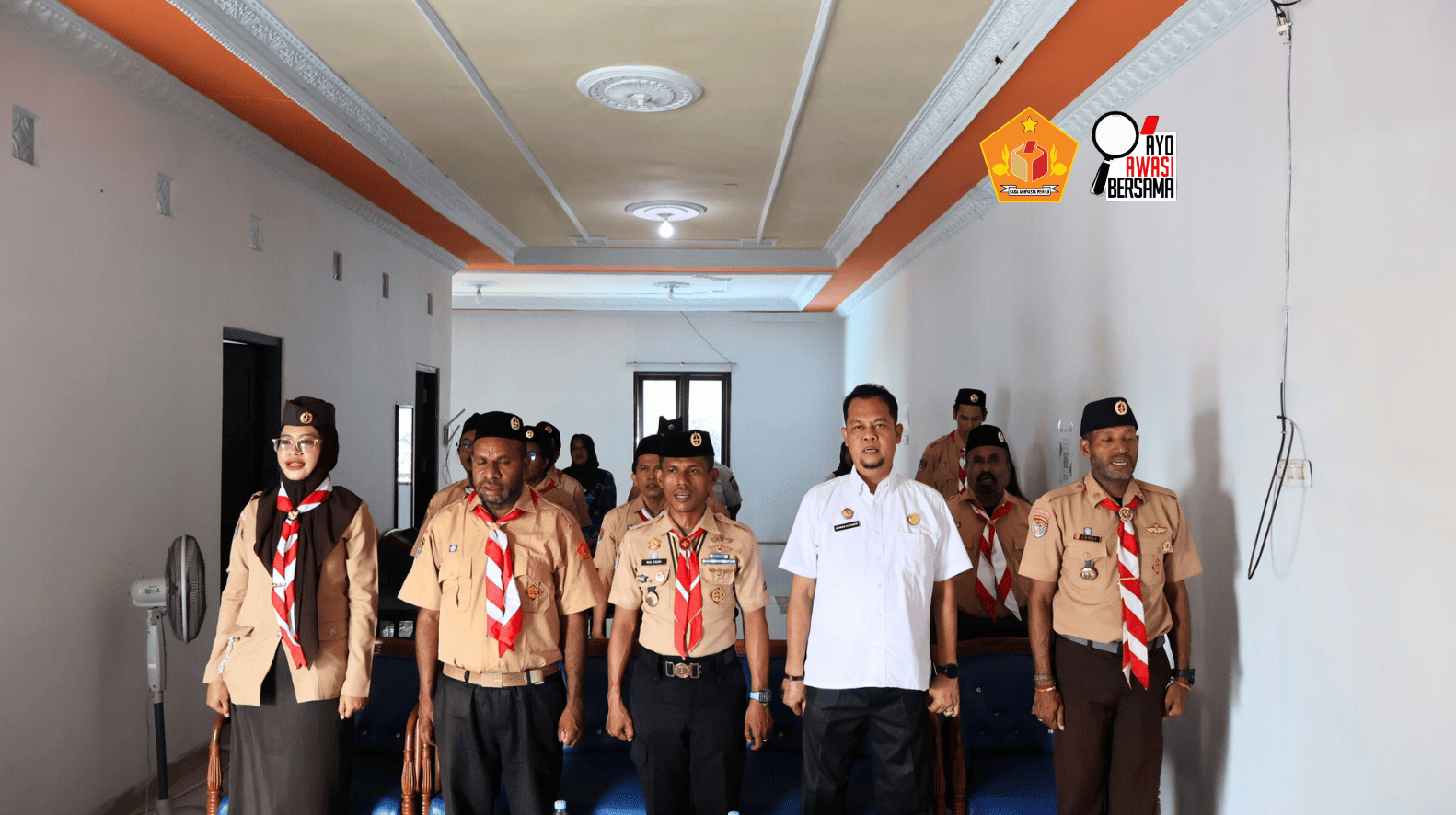 Bawaslu Papua Selatan Hadiri Pelantikan Majelis Pembimbing dan Pengurus Saka Adhyasta Pemilu Kabupaten Merauke