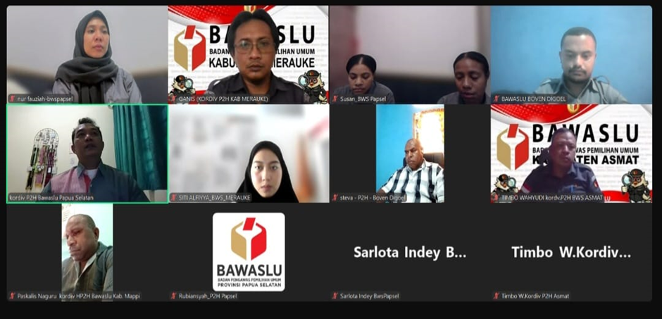 Songsong Agenda 2026, Bawaslu Papua Selatan Gelar Evaluasi Kinerja Divisi Pencegahan, Partisipasi Masyarakat, dan Humas