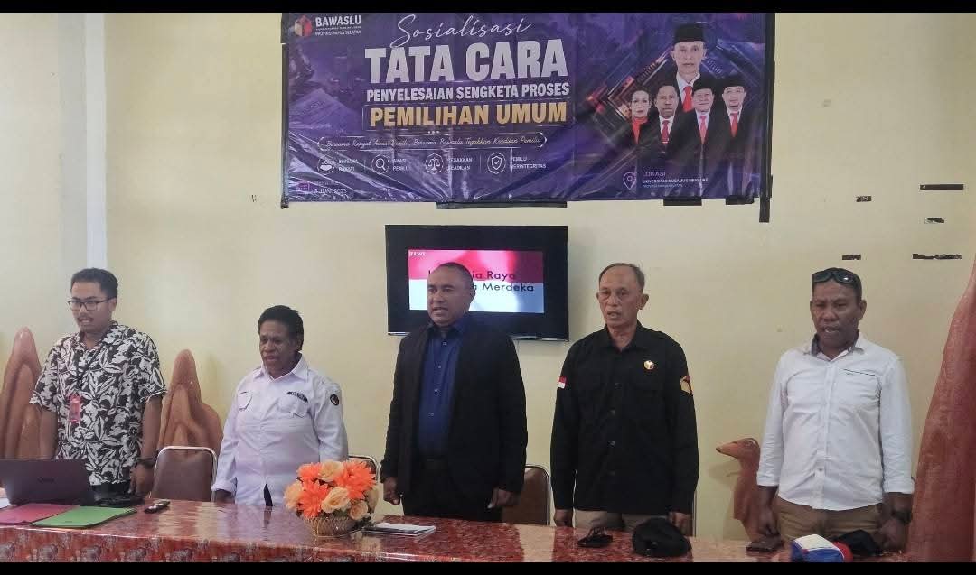 Unsur Pimpinan Bawaslu Provinsi Papua Selatan dan Akademik Universitas Musamus Merauke