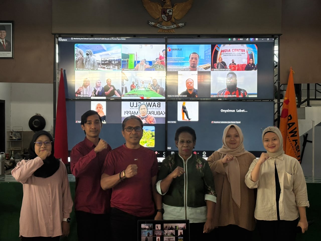 Bawaslu Papua Selatan Perkuat Keterbukaan Informasi Publik melalui Monitoring Website PPID