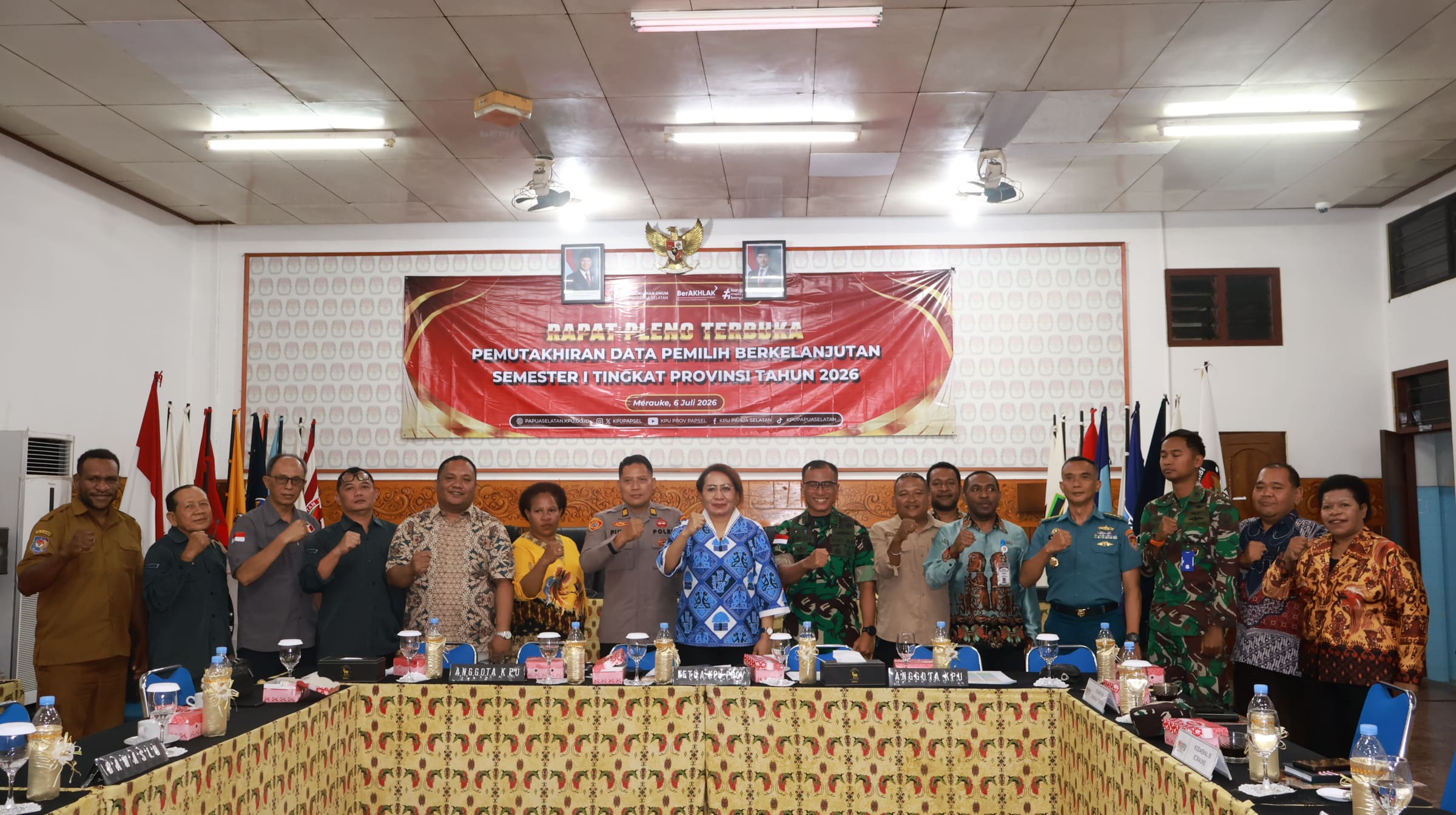 Bawaslu Papua Selatan Soroti Akurasi Data Pemilih pada Pleno Terbuka PDPB Semester I Tahun 2026