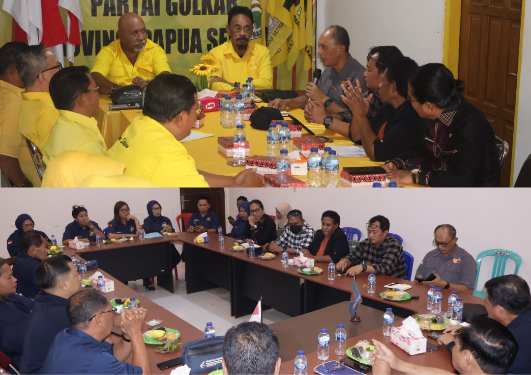 Bawaslu Papua Selatan Perkuat Sinergi dengan Partai Golkar dan Partai NasDem dalam Persiapan Pemilu 2029