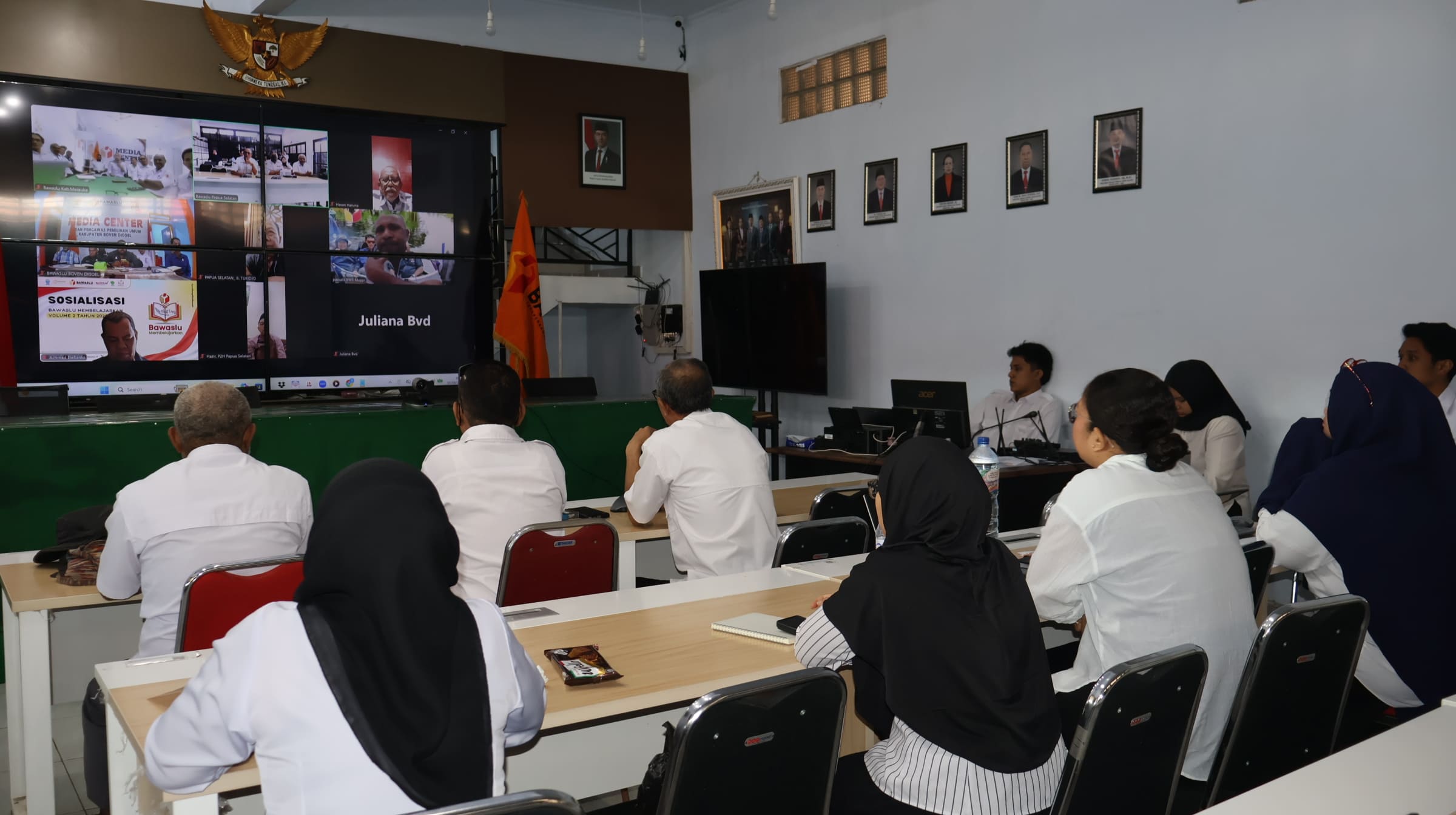 Ketua Bawaslu Papua Selatan Dorong Jajaran Matangkan Persiapan Bawaslu Membelajarkan Volume 2