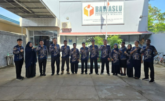 Apel HUT Bawaslu 16 Papua Selatan