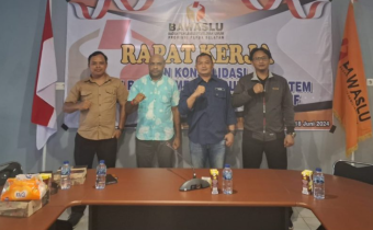 Tingkatkan Pengawasan Tahapan Pemilu 2024, Bawaslu Papua Selatan Gelar rapat Kerja dan Konsolidasi