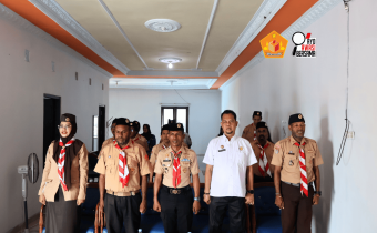 Bawaslu Papua Selatan Hadiri Pelantikan Majelis Pembimbing dan Pengurus Saka Adhyasta Pemilu Kabupaten Merauke