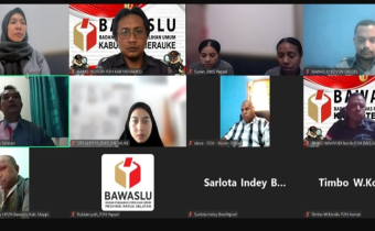Songsong Agenda 2026, Bawaslu Papua Selatan Gelar Evaluasi Kinerja Divisi Pencegahan, Partisipasi Masyarakat, dan Humas