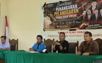 Bawaslu Papua Selatan Edukasi Mahasiswa FH Unmus tentang Penanganan Pelanggaran Pemilu