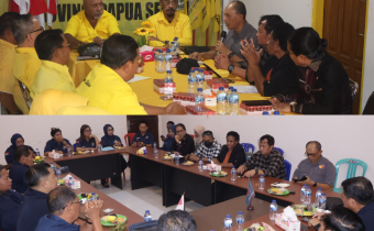 Bawaslu Papua Selatan Perkuat Sinergi dengan Partai Golkar dan Partai NasDem dalam Persiapan Pemilu 2029