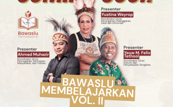 Bawaslu Papua Selatan Ikut Program Bawaslu Membelajarkan Volume 2, Angkat Topik Etika Penyelenggara Pemilu